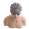 DOcute Short Grey Pixie Cut Wigs for Black Women Grey Pixie Wigs for Black Women Grey Pixie Cut Short Wavy Layered Wigs Grey Wavy Wigs Short Wigs (Grey)