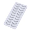 outopen 10 Pairs Natural Lashes That Look Like Extensions 5-13MM Short False Eyelashes Handmade Clear Band Wispy Eyelashes For Daily Work Lashes Easy To Apply (A01)