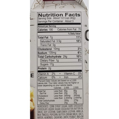 Harry & David Dark Chocolate Moose Munch Popcorn 4.5 oz Box