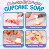 Playz Yummy Cupcake Soap & Bubbles DIY Science Kit - Fun STEM Gift for Age 8, 9, 10, 11, 12 Year Old Girls and Boys - Educational Arts and Crafts for Kids Age 8-12
