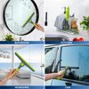 DSV Standard Shower Squeegee for Glass Doors, Squeegee for Window Cleaning, All Purpose Window Cleaner Tool for Car Squeegee,Windshield | Mini Window Squeegee for Home | 10" Blade and 8.3" Long Handle