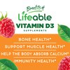 Lifeable Vitamin D for Kids 1000 IU - Great Tasting Natural Flavor Gummy Supplement - Gluten Free Vegetarian GMO Free Chewable - for Strong Healthy Bones and Immune Support - for Children 90 Gummies