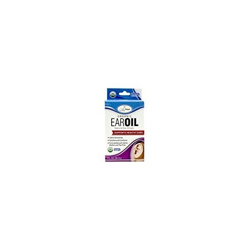 Wally's Natural Products, Organic Ear Oil with Garlic and Mullein, 1 fl oz - 2pc