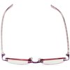 Foster Grant Daniella Reading Glasses, Purple/Transparent, 59 mm