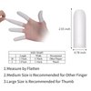 tifanso Finger Cots Finger Protectors, Medium Finger Gloves Disposable, Finger Covers Protection for Finger Tips, Finger Sleeve Thumb Protector Fingertip Protector Thumb Cover(Approx.210 PCS)