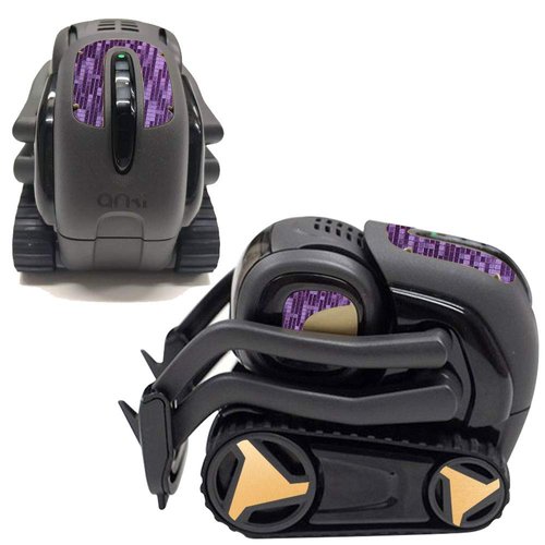 IPG for Vector Robot Face Screen Guard Decoration KIT Protector from Unexpected Attacks of Kids and Pets.Include Wheels&Body Set 7 Units Decals+2 Units Screen Protector (Purple & Gold)