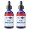 Warticide Fast-Acting Wart Remover - Plantar and Genital Wart Removal, Attacks Warts On Contact, Easy Application (2 Bottles)