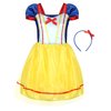 Cocojeci Princess Dress Up Clothes for Girls Princess Dress Up Costume with Cape Crown for Little Girls Princess Toys Christmas Birthday Gift