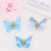 Butterfly Hair Clips, CIEHER 20 Pieces Butterfly Barrettes Glitter Double Butterfly Clips for Women Girls 3D Butterfly Hair Clip Small Hair Clips Y2K Hair Clips Butterfly Hair Accessories