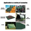 TARPAL 4x6 Green Tarp Waterproof (2 Pack) Small tarps Multipurpose Protective Cover All Purpose Poly Tarps Cover for Firewood Outdoor Furniture etc