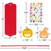 36 Sets Halloween Crafts for Kids Foam DIY Halloween Bookmarks Craft Kit Halloween Party Favors for Kids Classroom Activities