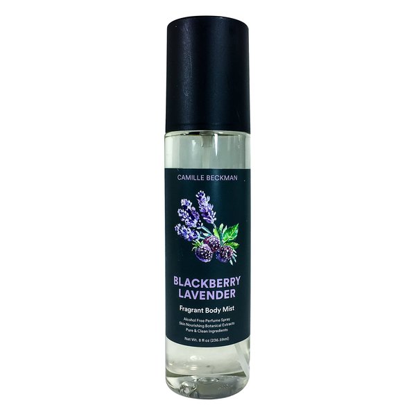 Camille Beckman Fragrant Body Mist, Alcohol Free, Blackberry Lavender, 8 Ounce