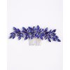 Rumtock Blue Crystal Hair Comb for Women Girls Wedding Bridal Hair Piece Handmade Jewelry Banquet Prom (Blue)