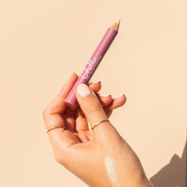 Chella Glow-on-the-Go Highlighter Makeup Pencil Kit, Set of 2 Shimmer Highlighter Makeup Pencils