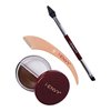 i-ENVY Brow Lamination Kit – Natural Looking Hold Brow Wax with Applicator and Brow shaper – Silicone Bristle Eyebrow Brush, Clean Look, Stay All Day (Dark Brown)
