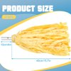 Maxcheck 2 Pcs Synthetic Chamois Mop Absorbent Mop Head Car Boat Drying Thirsty Mop for Marine Deck Cleaning, Yellow