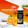 Fuller Brush Countertop Cleaner & Polish - Multi Surface Cleaner - Cleans, Polishes and Protects Granite Quartz Marble Glass Laminates Metal and Other Surfaces Refreshing Orange Scent Removes Odor