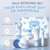 Milk Skincare Gift Set for Women & Girls, 5-In-1 Facial Skin Care Sets & Kits With Facial Cleanser, Face Cream, Eye Cream, Milk Gentle Skin Cleaning & Care Travel Size Facial Kit