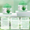 Facial Scrub Aloe Vera Face Scrub, Facial Exfoliating Scrub, Exfoliating Face Wash,Deep Cleansing Facial Exfoliator,Face Scrub Exfoliating for Blackhead, Facial Cleanser for Acne