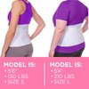 BraceAbility Plus Size Women's Back Brace for Female Lower Back Pain - XXL Ladies Soft White Elastic Lumbar Compression Obesity Support Belt Girdle is Discreet Under Clothes (2XL)