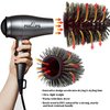 Phillips Brush Mini Monster Vent 6 Professional Hair Brush (2” Diameter Barrel) - Vented Blowout Hairbrush with Nylon Reinforced Boar Hair Bristles, Beech Wood Handle with Rubber Grip