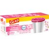 Glad OdorShield Small Drawstring Trash Bags, 4 Gallon Trash Bag, Febreze Cherry Blossom, 34 Count (Package May Vary)