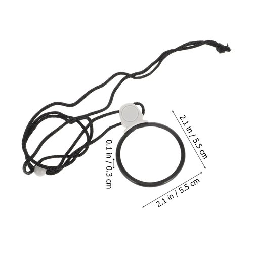 NUOBESTY Magnifying Glasses Pendant Hanging Loupe Monocle Lens Magnifying Glass for Reading Small Prints Map Coins Jewelry