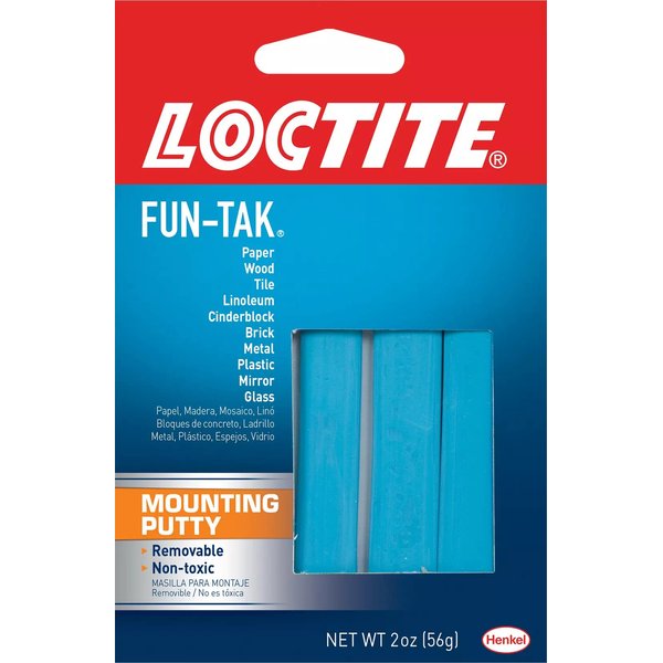 Loctite Fun-Tak Mounting Putty, 2 oz, 1, Wallet