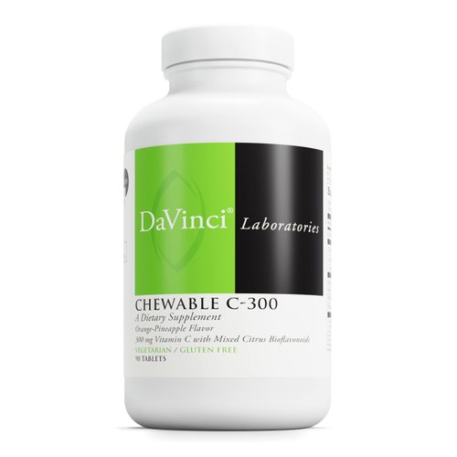 DaVinci Labs Chewable C-300 - Supplement to Support Immune Health, Cholesterol and Collagen Produ...