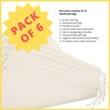DR 100 Percent Cotton Muslin Shoe Bags 6-Pack For Storage Pantry Gifts - Unbleached (14 x 17, Beige)