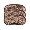 3 Pack Sleep Mask, Leopard Eye Masks Shade Cover for Sleeping, Shift Work, Naps, Travel Pouch Night Blindfold Airplane Relaxing Eyeshade Cover with Nose Pad for Men Women