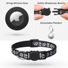 2 Pack Airtag Cat Collar Breakaway with Bell,Reflective Kitten Collar with Apple Airtag Cat Collar Holder,Adjustable 7-12In,Safety Buckle for Girl Boy Cats,Pet Supplies,Accessories,Gifts (Black)