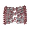 LOVEF 1Pcs Multifunction Easy Magic Hair Comb Stretchy Beaded Hair Comb in Small Beads Hairpin Plate Hair