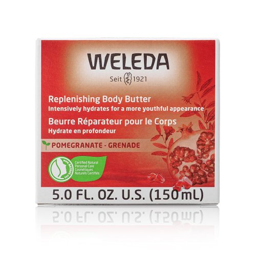Weleda Replenishing Body Butter, 5.0 Fluid Ounces, Antioxidant Rich Formula with Pomegranate and plant extracts