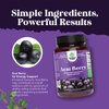 Acai Berry Capsules Antioxidant Supplement - Acai Berry Cleanse Superfood Supplement for Brain Booster Heart Health and Natural Energy Boost - Acai Capsules and Memory Supplement for Brain Health