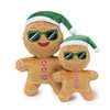 Fuzzyard Mr./Mrs. Gingerbread Christmas Dog Toy (Small, Mrs. Gingerbread)