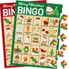 Fancy Land Christmas Bingo Game for Kids 24 Players Plaid Holiday Winter Party Supplies
