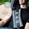 MOYOAMA Post Heart Surgery Seatbelt Pillow to Protect Sensitive Areas - Mastectomy Pillow for Seatbelt Pressure Relief - No Irritation Port Pillows for Chemo Patients - Mastectomy Patients