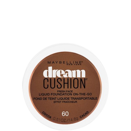 Maybelline New York Dream Cushion Fresh Face Liquid Foundation, Cocoa, 0.51 Ounce