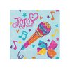 Unique JoJo Siwa Multicolor Party Luncheon Napkins - (Pack of 16) - Premium Disposable Party Napkins - Perfect for Kids' Birthday Parties & Celebrations
