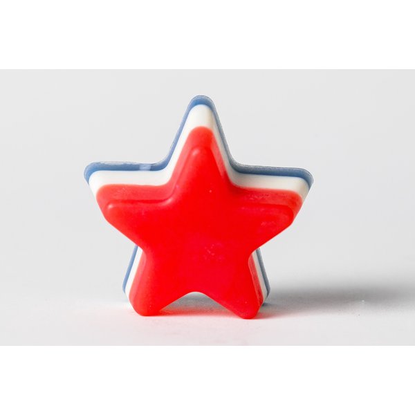 Patriotic Spangled Banner Star All Natural Handmade Gift Glycerin Soap Bar 2.5 oz