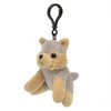 Unipak 1177WO-K Wildlife Wolf Plush Key Holder, 3.5-inch Height