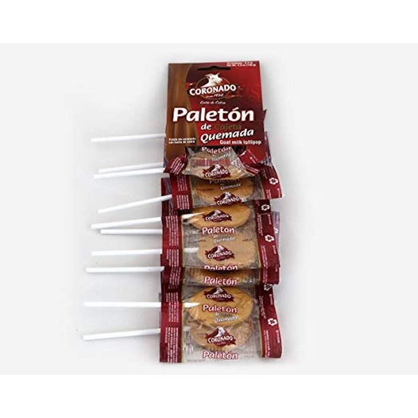 Coronado Paleton Cajeta Goat Milk Mexican Candy Lollipops 20 pcs Paletas