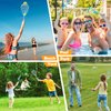 Foayex Hydro Lacrosse Game Set Outdoor Games Retractable Lacrosse Sticks Beach Toys with 2 Lacrosse Balls Pool Toys Yard Games for 3 4 5 6 7 8 9 10 Year Old Boys Girls Kids Toys