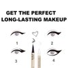BEUKING Waterproof Eyeliner Pen, Black/White, Smooth, Easy to Apply, Long Lasting, Anti-Sweat, Quick Drying, Oil-Proof, Convenient Carry