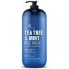 Botanic Hearth Tea Tree Face Wash with Mint - Acne Fighting, Premium, Hydrating Liquid Face Soap with Pure Tea Tree Oil - for Women and Men, Paraben Free, Fights Acne - 16 fl oz