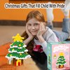 HGCYCF Christmas Building Blocks Tree Compatible for Lego Christmas Micro Blocks Stacking New Toys Holiday Present Box New Year Birthday Gifts for Kids 6-12 Years Old (Tree)