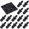 150 Pieces Drip Irrigation Plug irrigation goof plug 1/4 1/2 Drip Irrigation Tube End Closure Hole Plugs for Home Garden Pipe Supplies