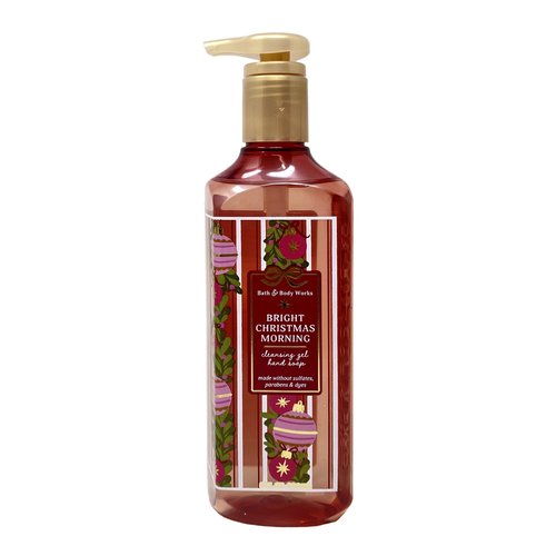 Bath & Body Works Bright Christmas Morning 2 Pack Cleansing Gel Hand Soap Bundle with a Himalayan Salts Springs Sample Soap