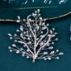 DIMNIE Wedding Hair Comb Sparkling Rhinestone Bridal Headpiece Silver Wedding Hair Accessories